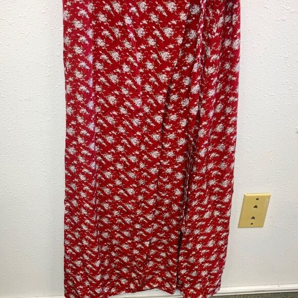 Natural life Sophia v neck floral wrap maxi dress with slits coastal cowgirl 734 - Picture 4 of 11